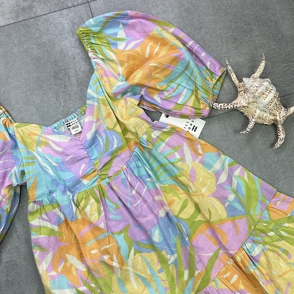 🔆BILLABONG🔆BE MINE DRESS MINI FLORAL VACATION - Picture 5 of 13